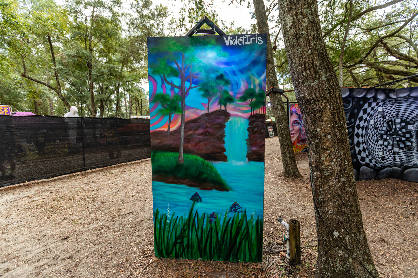 'Trust the Process'-VioletIris | Mural Maze Canvas Print image 2