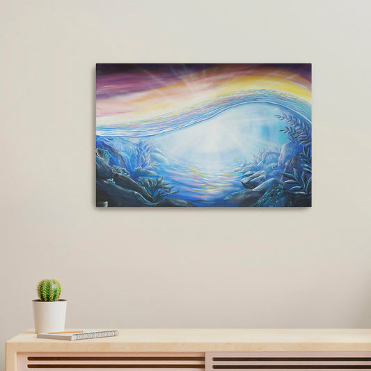 'Oceanscape'-Ania Amador-2024 | Mural Maze Canvas Print